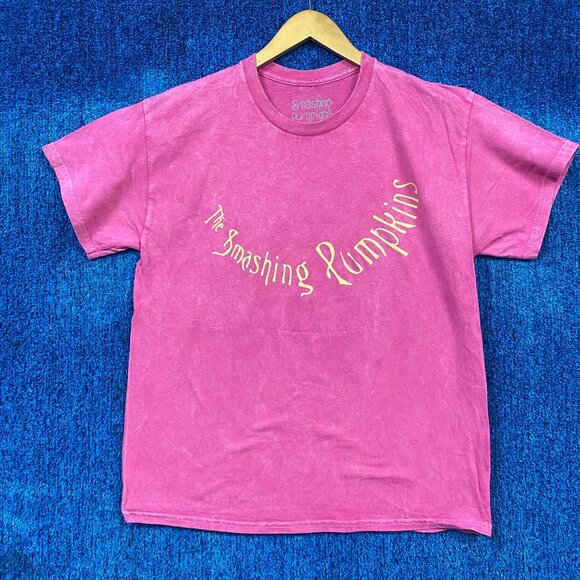 The Smashing Pumpkins Pink Logo Tee – Official Merch Size Large - Picture 1 of 4